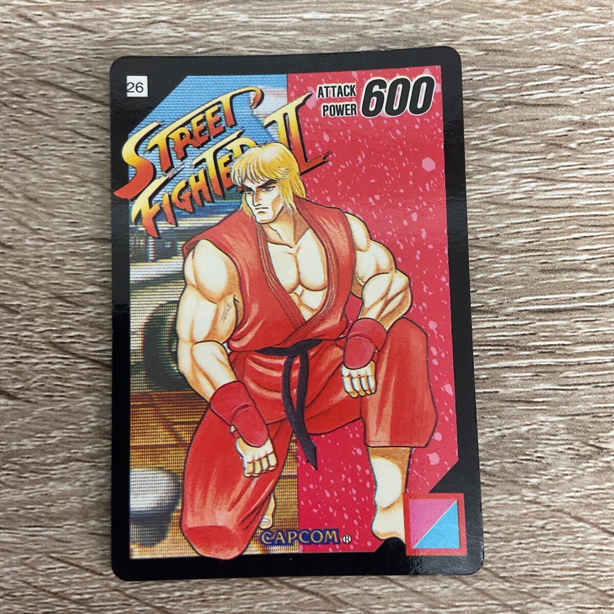 ストリートファイター2 カプコン スーパーバーコードウォーズ 1991,1992 スト2 カード 26 ケン拍卖