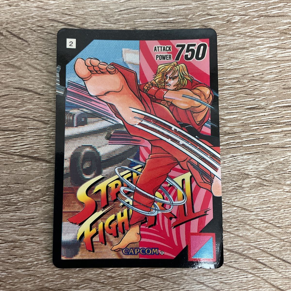 ストリートファイター2 カプコン スーパーバーコードウォーズ 1991,1992 スト2 カード 2 ケン拍卖