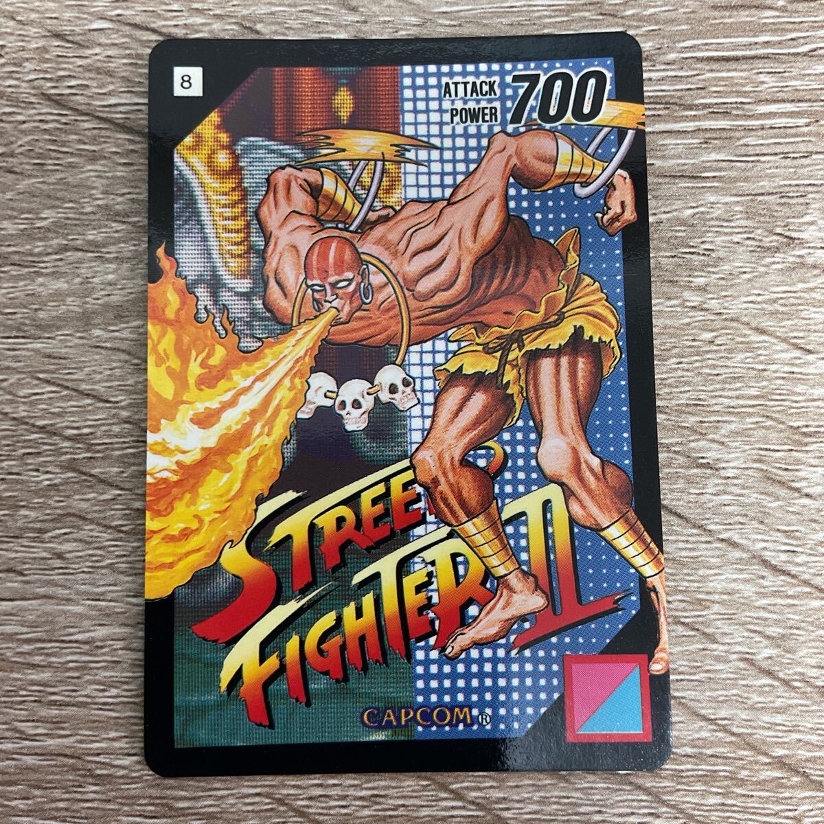 ストリートファイター2 カプコン スーパーバーコードウォーズ 1991,1992 スト2 カード 8 ダルシム拍卖