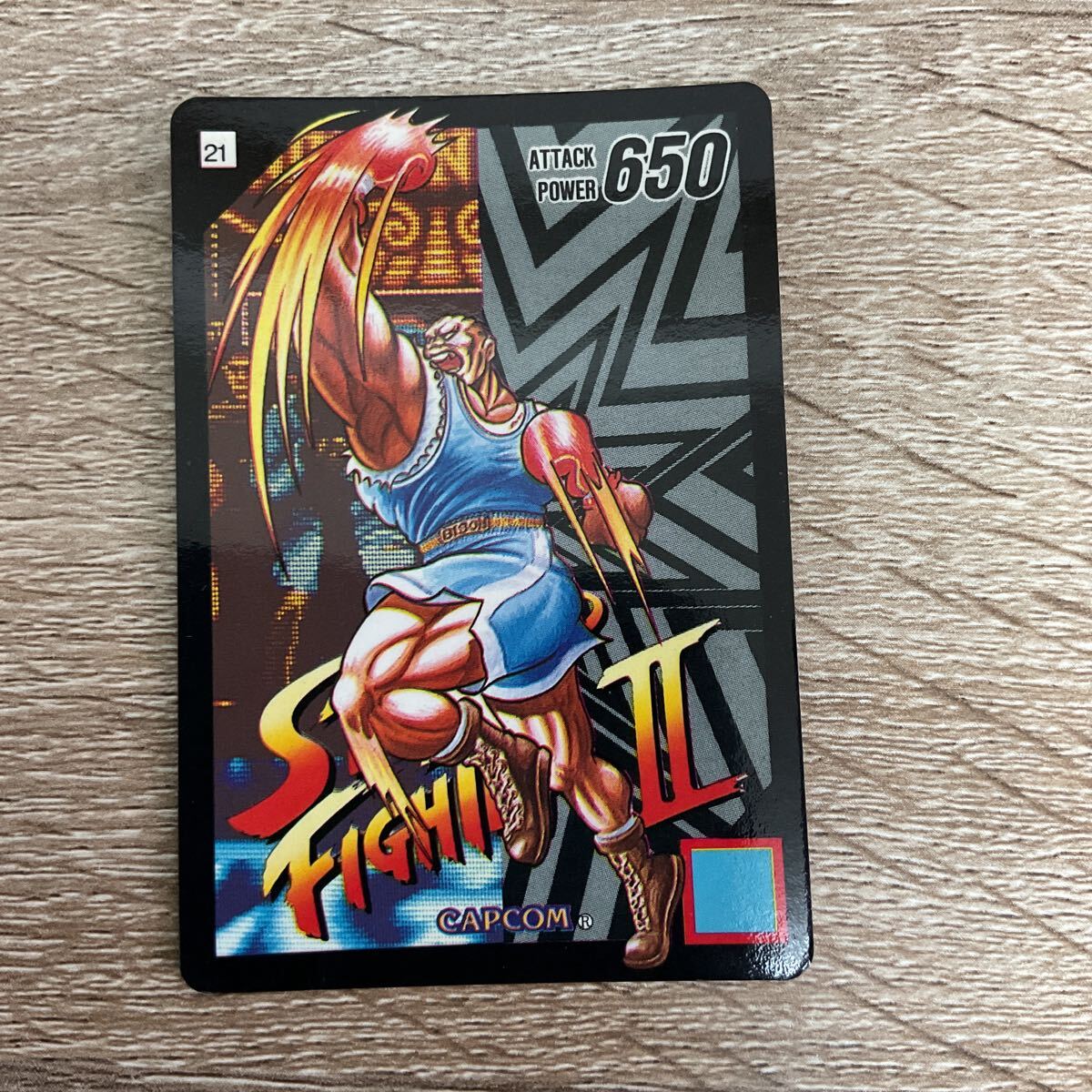 ストリートファイター2 カプコン スーパーバーコードウォーズ 1991,1992 スト2 カード 21 バイソン拍卖
