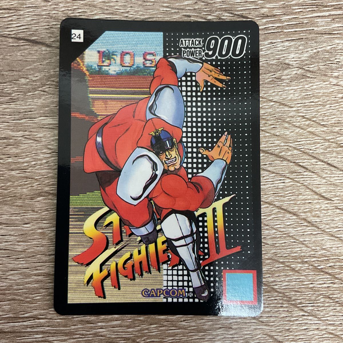 ストリートファイター2 カプコン スーパーバーコードウォーズ 1991,1992 スト2 カード 24 ベガ拍卖
