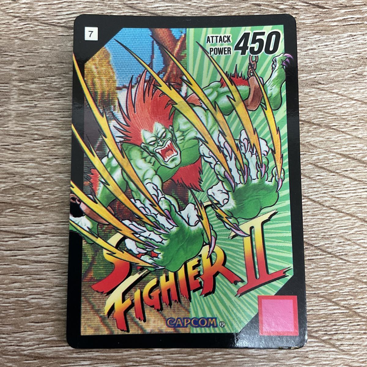 ストリートファイター2 カプコン スーパーバーコードウォーズ 1991,1992 スト2 カード 7 ブランカ拍卖
