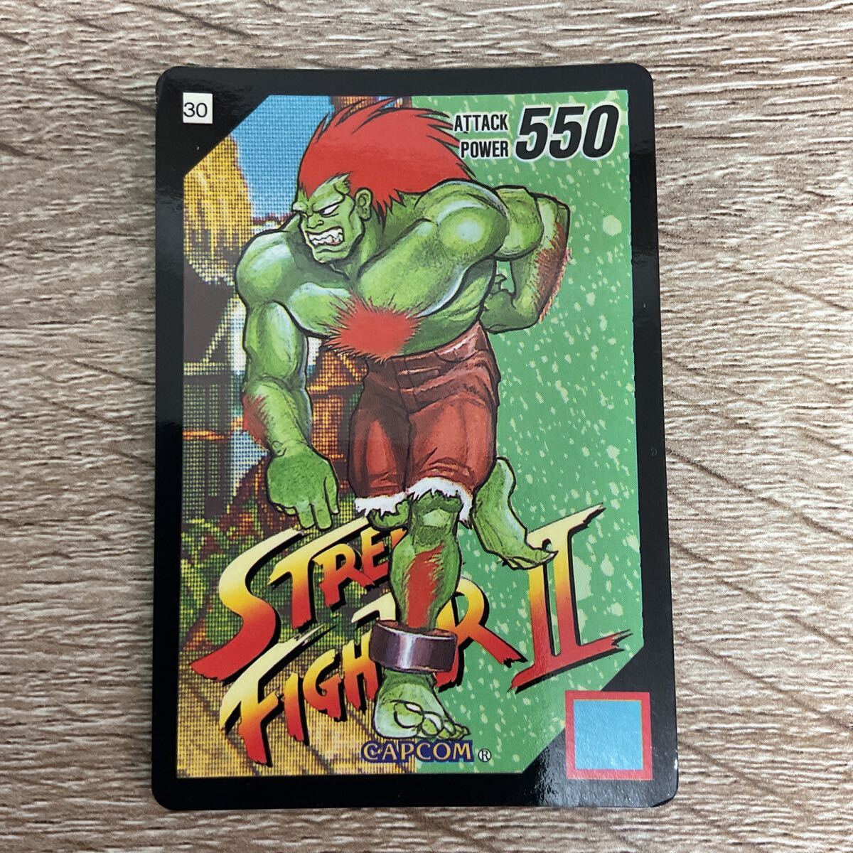 ストリートファイター2 カプコン スーパーバーコードウォーズ 1991,1992 スト2 カード 30 ブランカ拍卖
