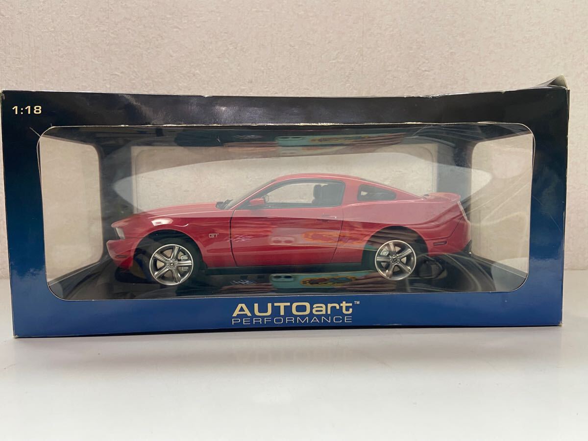 オートアート1/18 フォード マスタング GT 2010 トーチレッド AUTOart Ford Mustang GT Aa拍卖