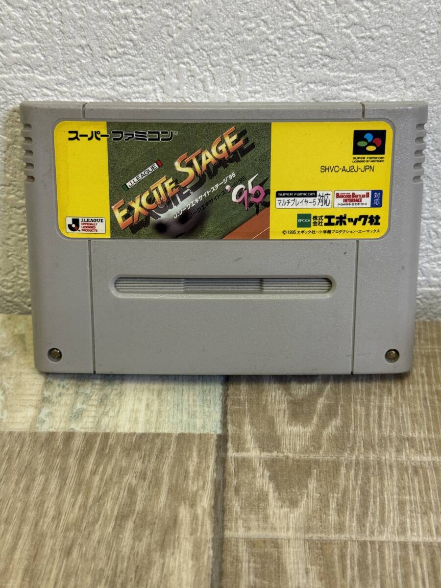 25E59:任天堂 SFC Jリーグエキサイトステージ95 同梱・まとめて購入OK拍卖