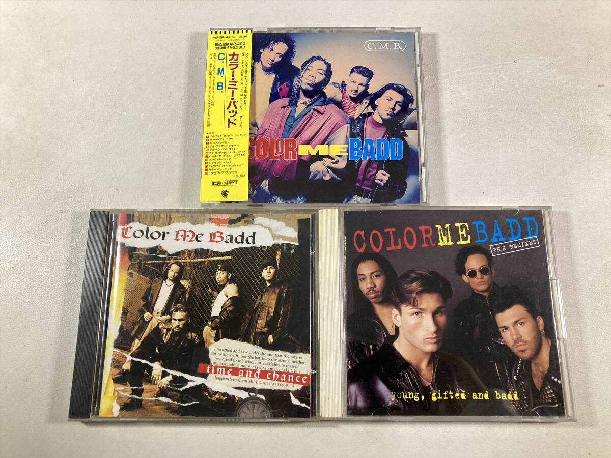 【W0004】カラー・ミー・バッド CD アルバム 3枚セット●Color Me Badd●C.M.B.●Time and Chance●Young, Gifted and Badd: The Remixes拍卖