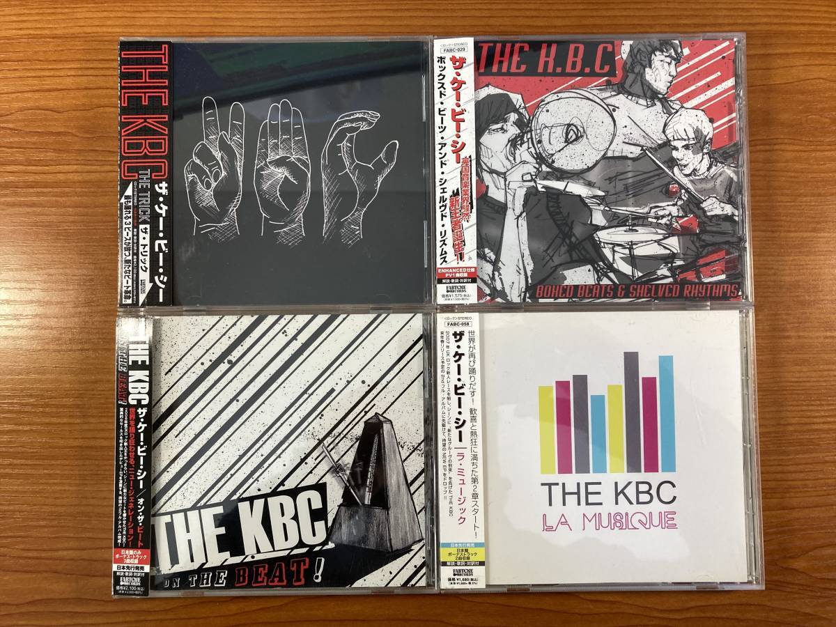 【W5761】ザ・ケー・ビー・シー CD 国内盤 帯付き 4枚セット●THE KBC●The Trick●Boxed Beats Shelved Rhythms●On the Beat●La Musique拍卖