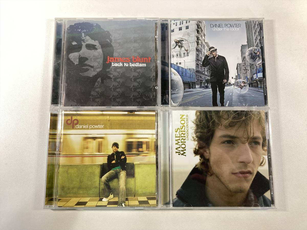 【W7595】ダニエル・パウター ジェイムス・ブラント ジェイムス・モリソン CD アルバム 4枚セット●Daniel Powter●James Blunt拍卖
