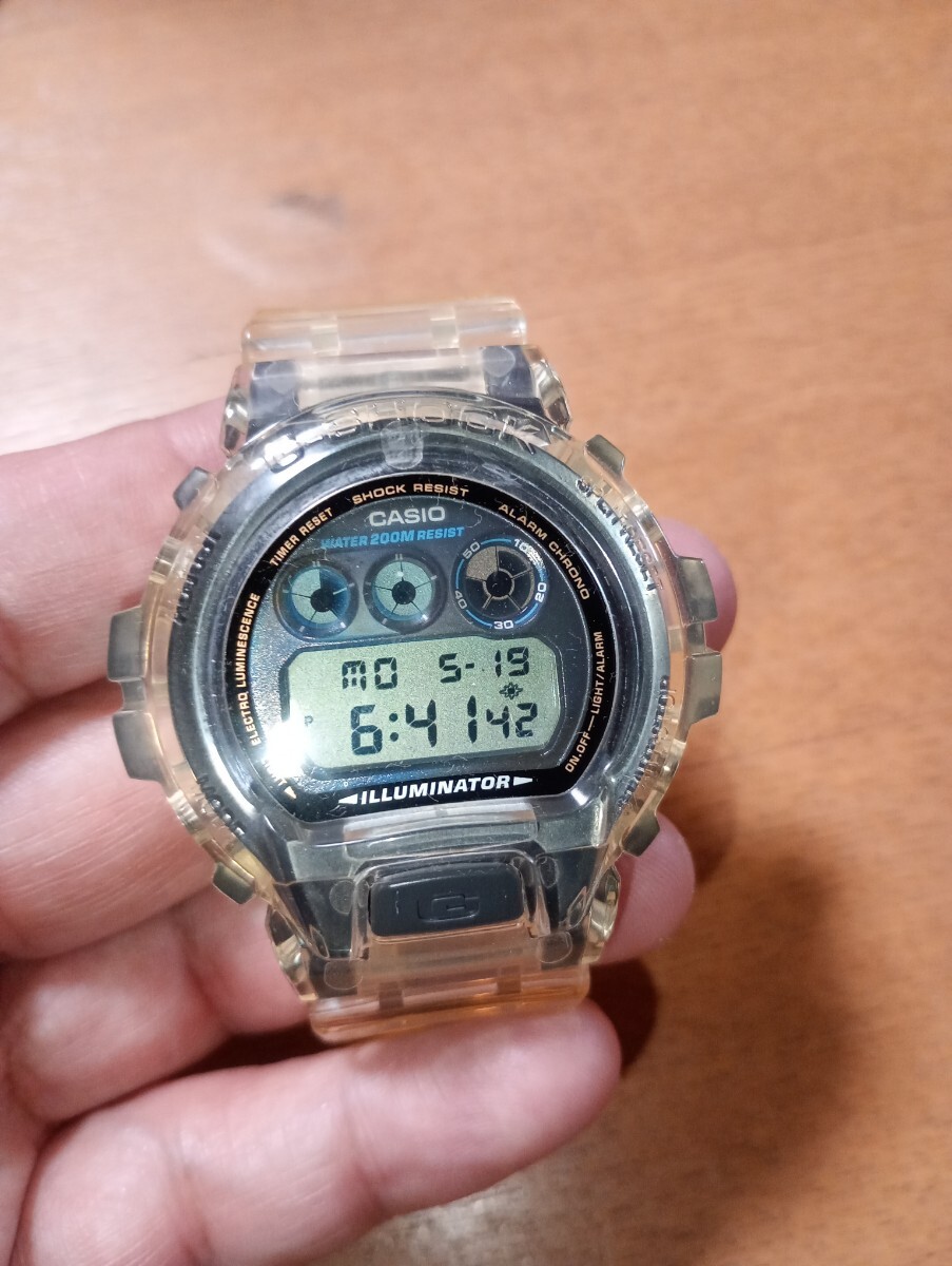 G-SHOCK CASIO DW-6900 クリア拍卖