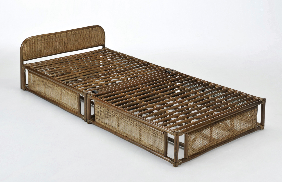 今枝商店 ラタン 籐 すのこベッド 二分割タイプ Y919B拍卖