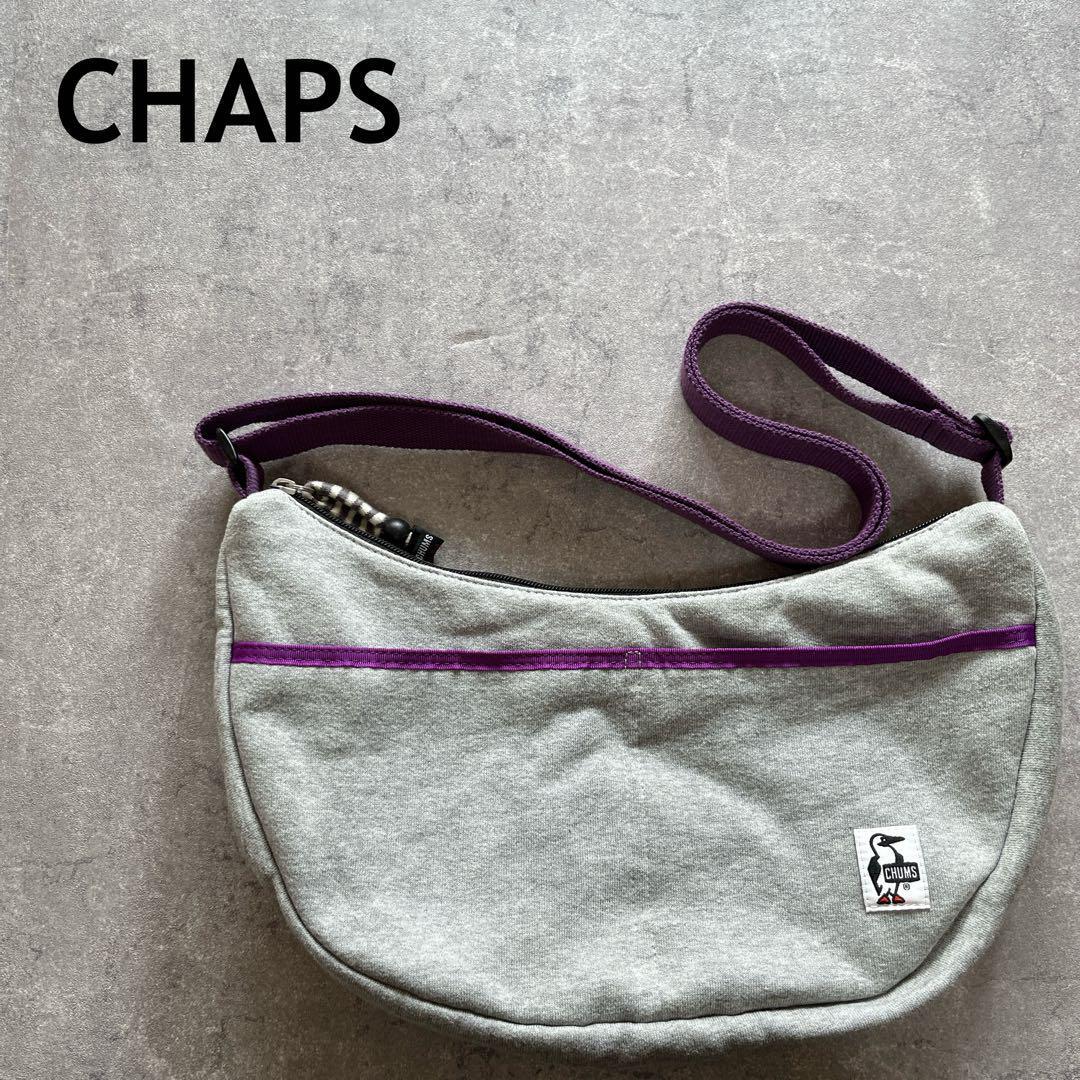 CHAMS スウェットショルダーバッグ ミニバッグ グレー メンズ レディース拍卖
