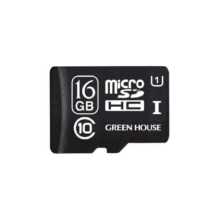 GREEN HOUSE GH-SDMRHCUB16G microSDHCカード UHS-I U1 クラス10 16GB拍卖