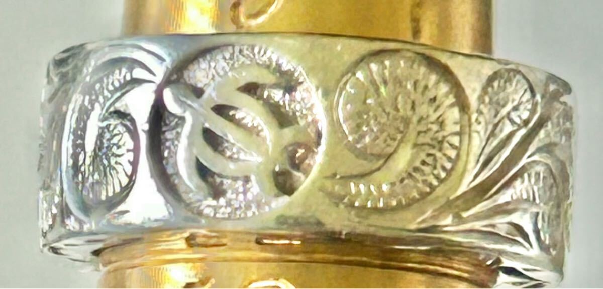 ハワイアンジュエリー リング ストロングホヌ メンズ リング 指輪 アクセサリー 11号 silver 925拍卖