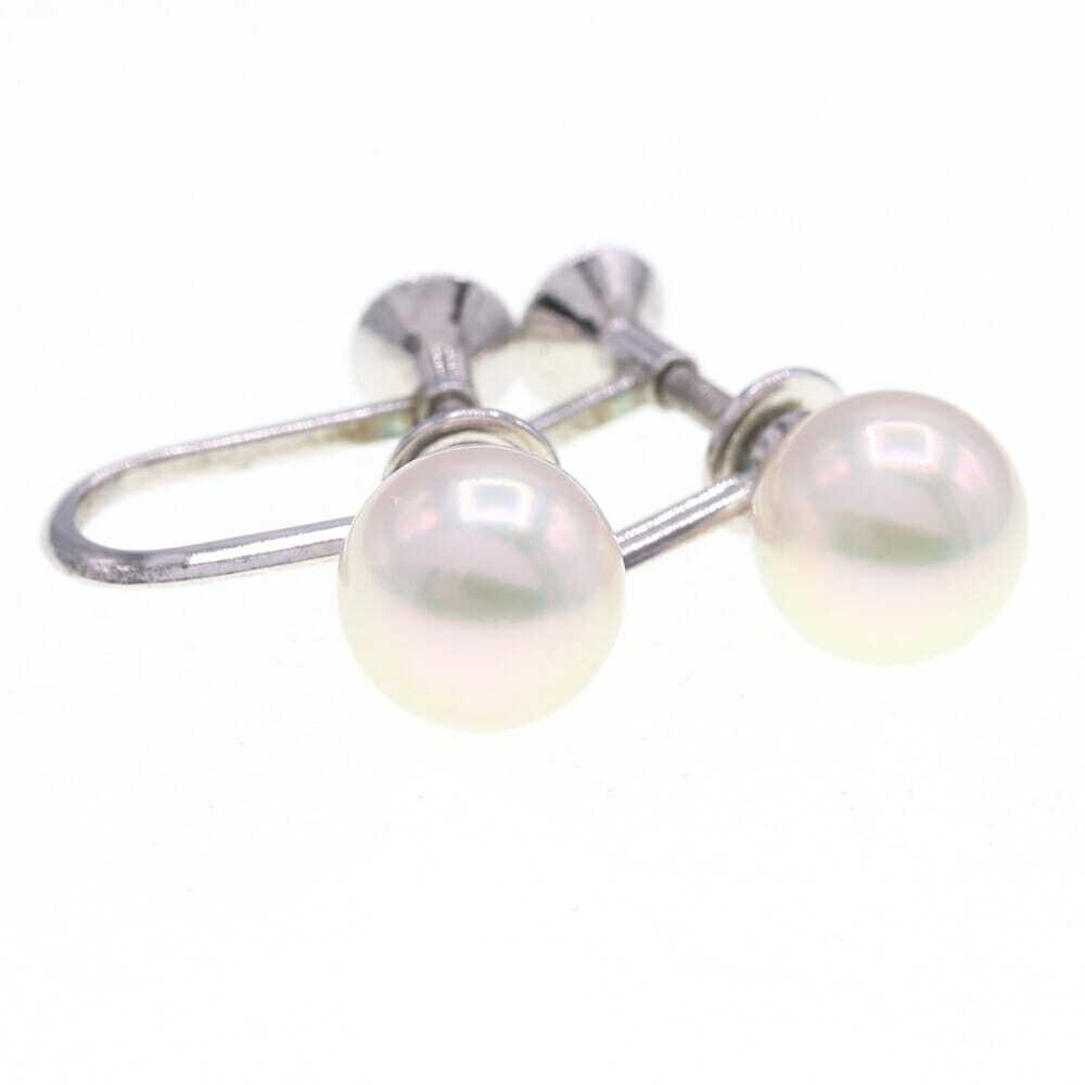 ミキモト イヤリング SV シルバー パール 中古 真珠 ジュエリー アクセサリー レディース 女性拍卖