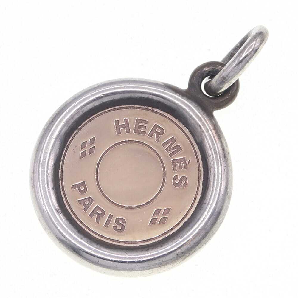 エルメス ペンダントトップ セリエ YG イエローゴールド SV スターリングシルバー925 中古 ペンダントヘッド ネックレス拍卖