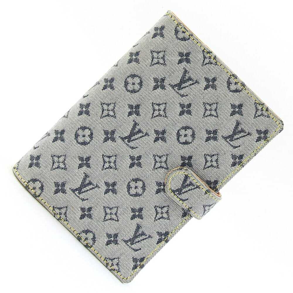 ルイヴィトン 手帳カバー モノグラム ミニ アジェンダPM R20910 ブルー 中古 ビジネス システム手帳カバー レディース拍卖