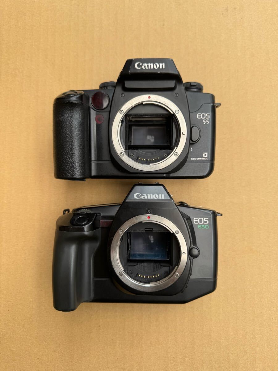 Canon EOS55 EOS630 フィルムカメラ ボディ 動作未確認拍卖