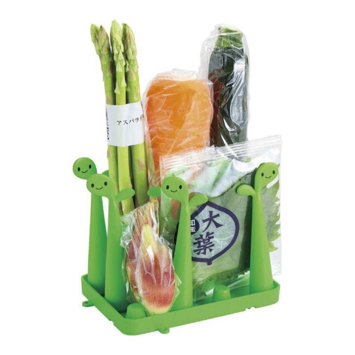 コジット ベジたてちゃん グリーン 幅12.5×奥行9.5cm 野菜鮮度 長持ち 冷蔵庫 ライフハック 節約 食品ロス拍卖