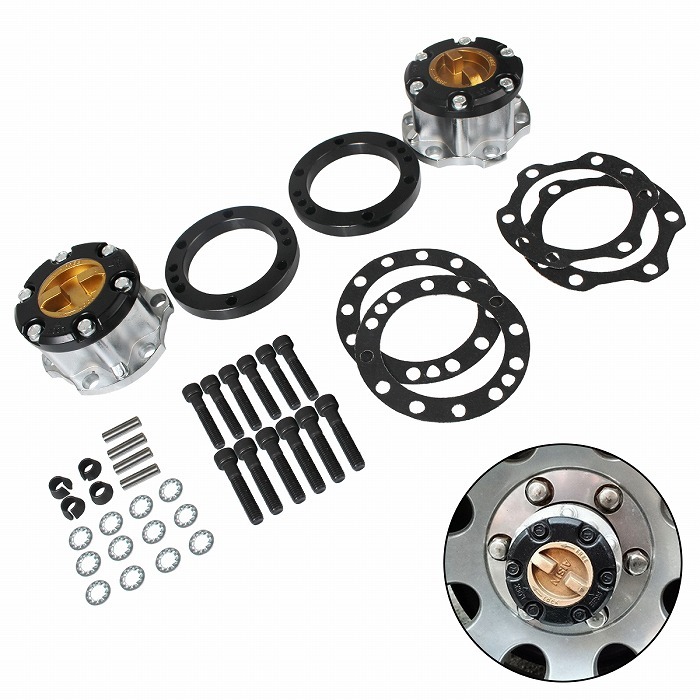 ランドクルーザー プラド KZJ LJ 71 78 オートハブ 変換キット マニュアルハブ スペーサー 左右セット フリーハブ化 ランクル拍卖