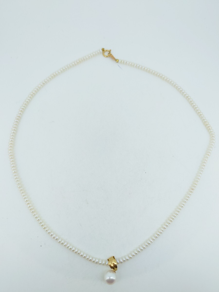 ぱーるた ネックレス k18 留め具拍卖