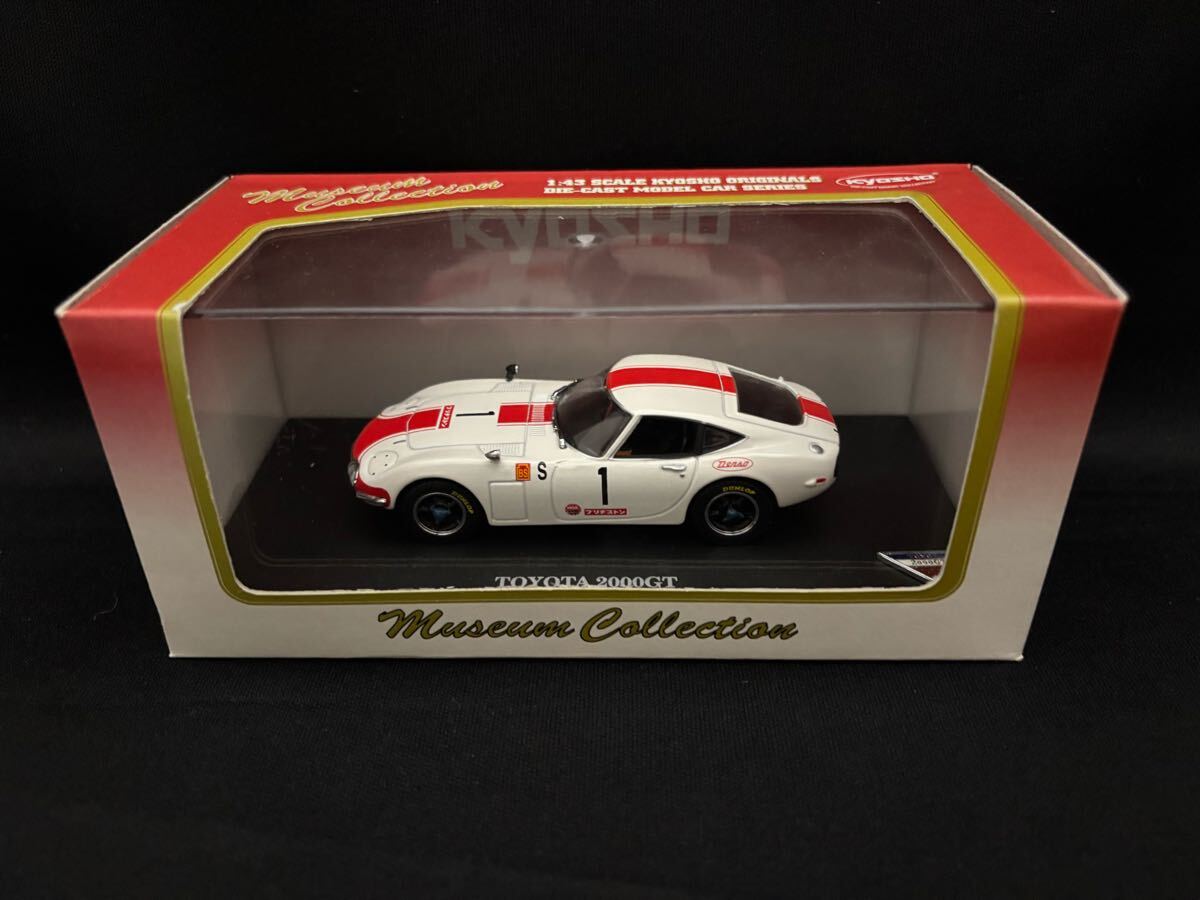 【未開封】KYOSHO トヨタ2000GT ホワイト フジ 24時間 TOYOTA 2000GT ミニカー 京商拍卖