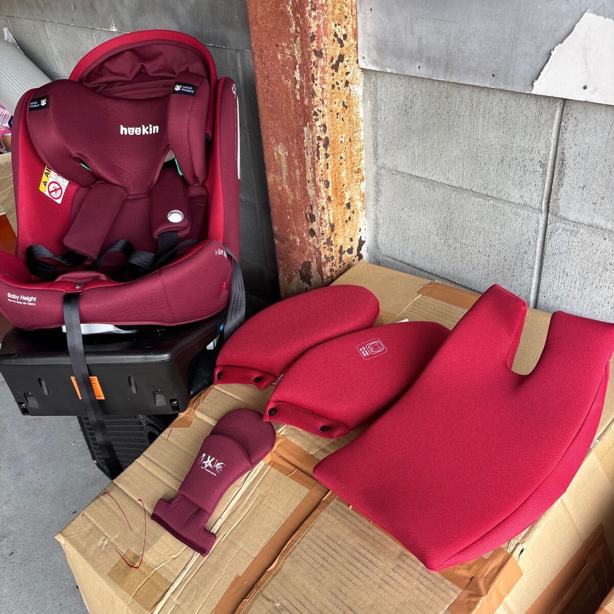 heekin SIP warm &cool universal 360度回転 チャイルドシート クッション付き 美品拍卖