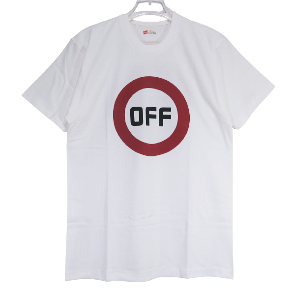 COFFEE SHOP OFF OFF CHILL TEE Tシャツ ホワイト ショートスリーブ カットソー 半袖 サイズL Mayz拍卖