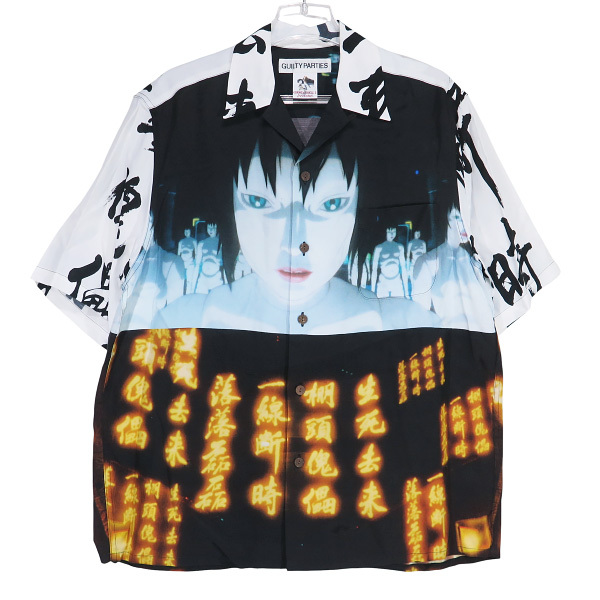 WACKO MARIA ワコマリア x GHOST IN THE SHELL 2 INNOCENCE/ 攻殻機動隊 HAWAIIAN SHIRT ゴースト イン ザ シェル ハワイアン シャツ Mayk拍卖