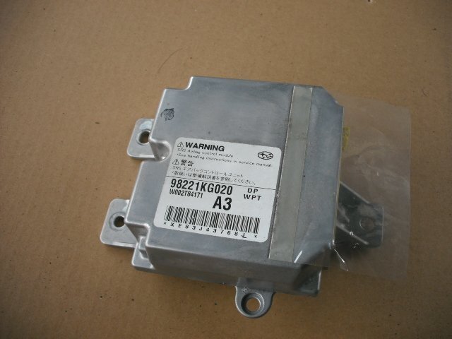 『B263』RJ1,EN07,スバル R1,S,SRS エアバッグ コンピューター, AIRBAG CPU エアバッグコントロールユニット,98221KG020 f拍卖