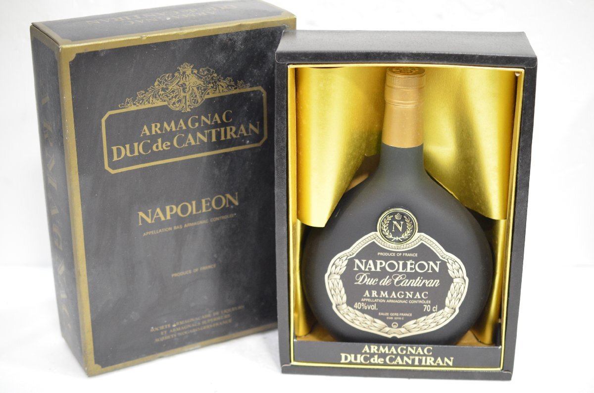 HO1 未開栓 ナポレオン ARMAGNAC DUC de CANTIRAN NAPOLEON 700ml拍卖