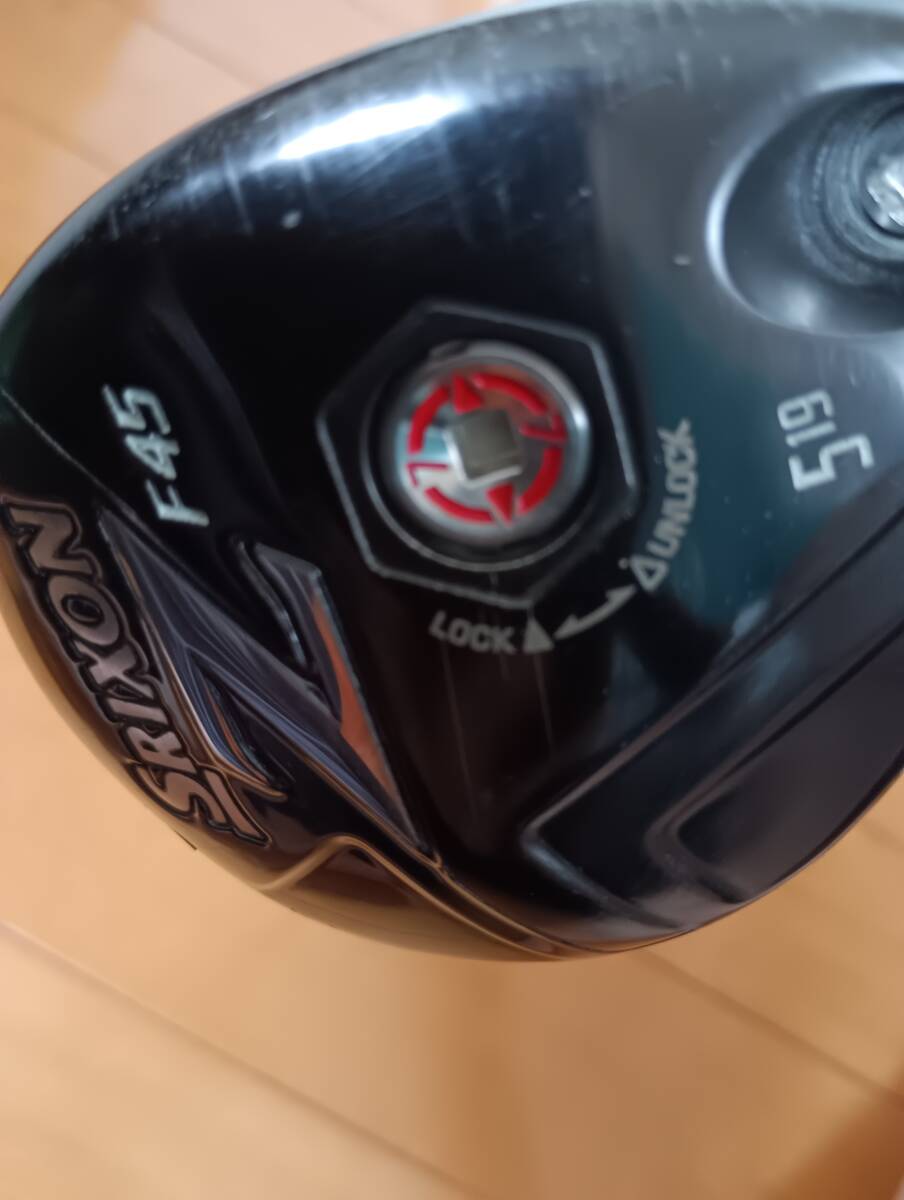 ★ダンロップ スリクソン Z F45 フェアウェイウッド 5番 19度 RX45 SR 純正ヘッドカバー レンチ付★拍卖
