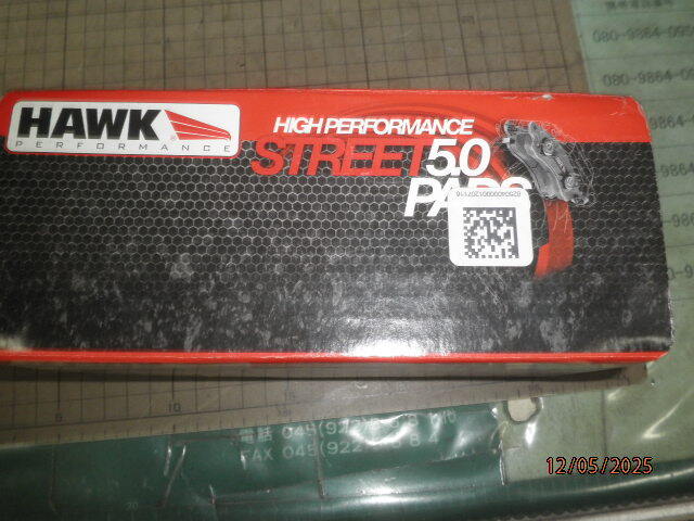HAWK HB616B.607 Hawk 13-14 フォード マスタング GT500 HPS 5.0 Street フロント ブレーキパッド拍卖