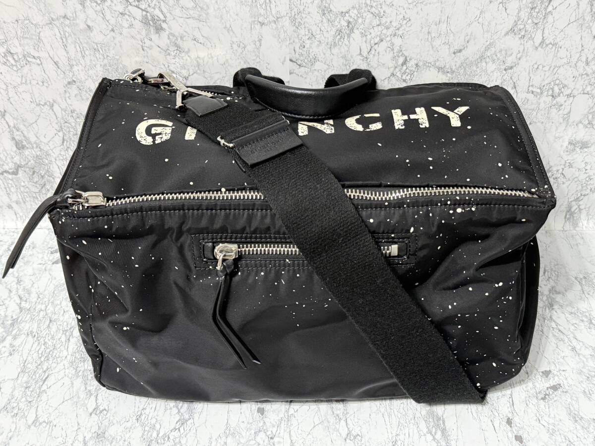 【美品】GIVENCHY ジバンシィ【PANDORA MESSENGER EFE 0118】パンドラ メッセンジャー 2WAY バッグ ブラック拍卖