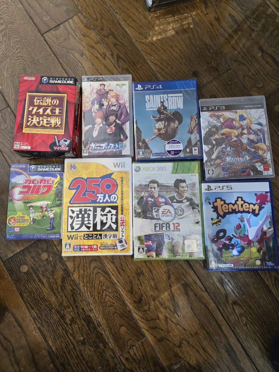 新品 ゲームソフト8本セット ゲームキューブ、エックスボックス、 PS3 PS4 PS5 PSP 任天堂wii まとめ プレステ★送料無料★拍卖