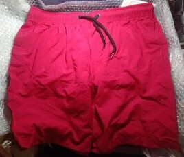 BOWENCHAO製品、メンズ、サカパン、ハーフパンツ、レッド、ゲームパンツ、未使用、ポリエステル100%、3XLサイズ、拍卖