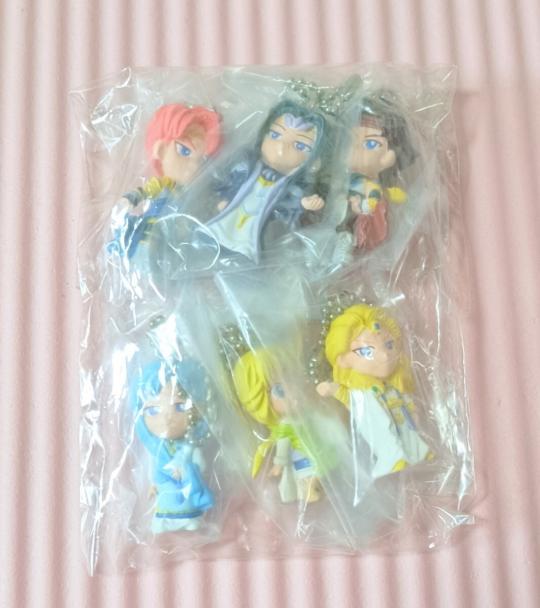 【激レア当時物★新品】アンジェリークトロワ フィギュアキーホルダー 全種セット ネオロマンス グッズ 由羅カイリ コーエー ガチャガチャ拍卖