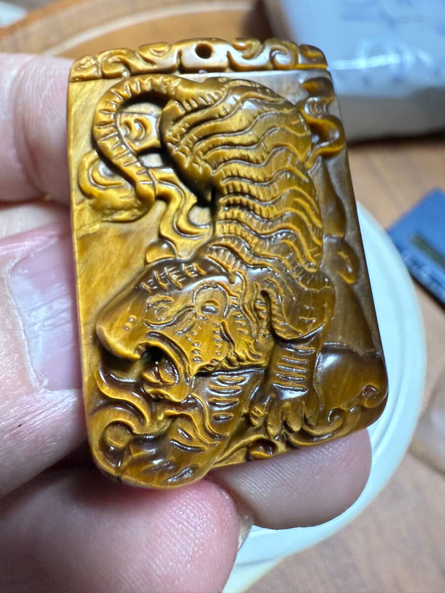 新品 高品質 タイガーアイ ペンダント 天然石 送料無料拍卖