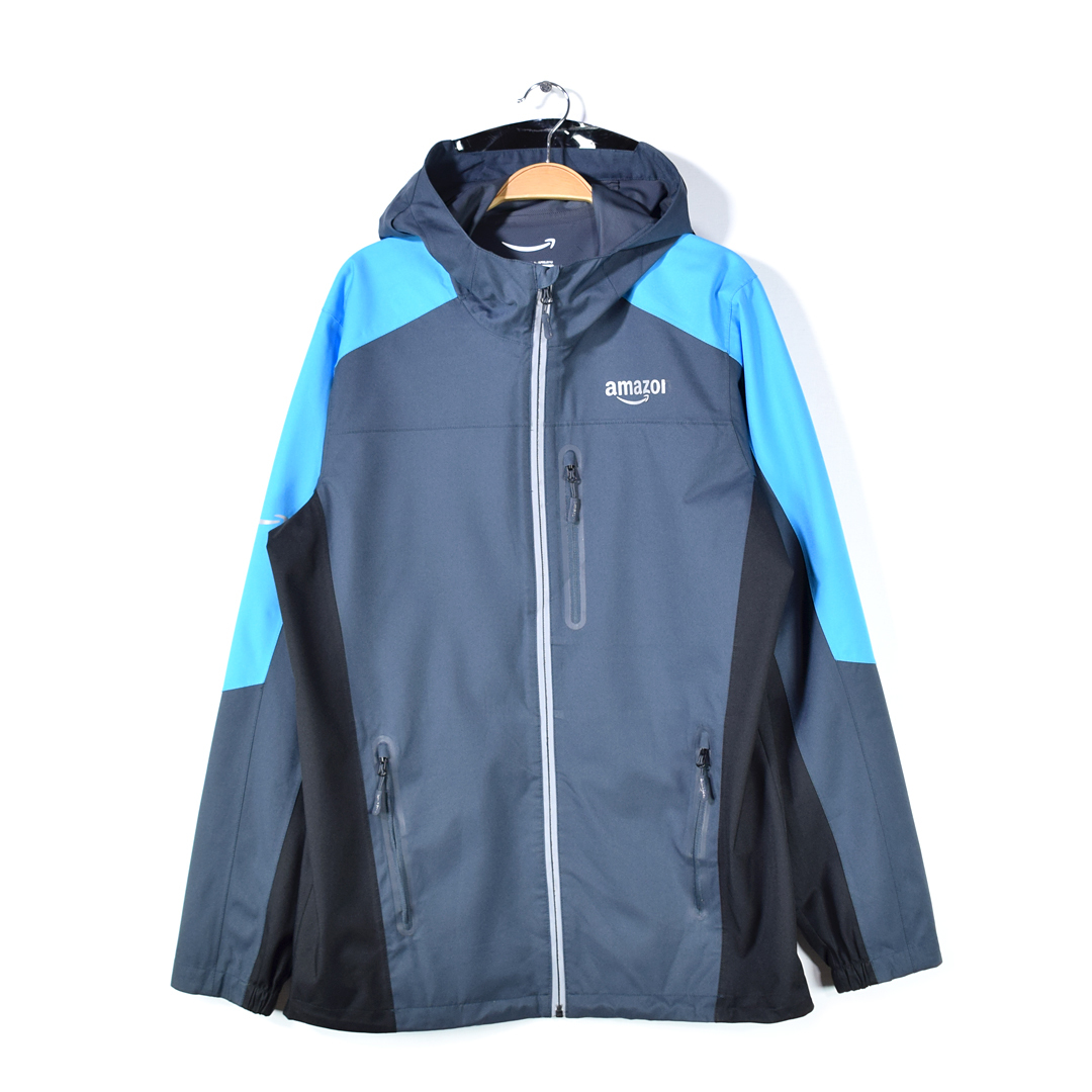 【送料無料】レアアイテム アマゾン スタッフ用 別注 マウンテンパーカー フード付きJKT AMAZON メンズM相当 古着 @DZ9032拍卖