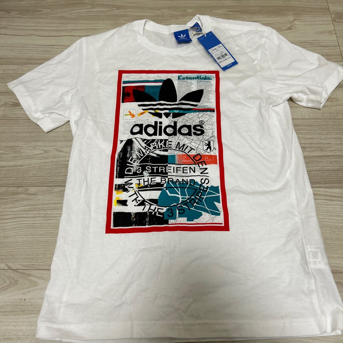 未使用 アディダス Tシャツ 白 半袖 Lサイズ BP8985 MGP43 チェスト93-99 身長 172-178拍卖