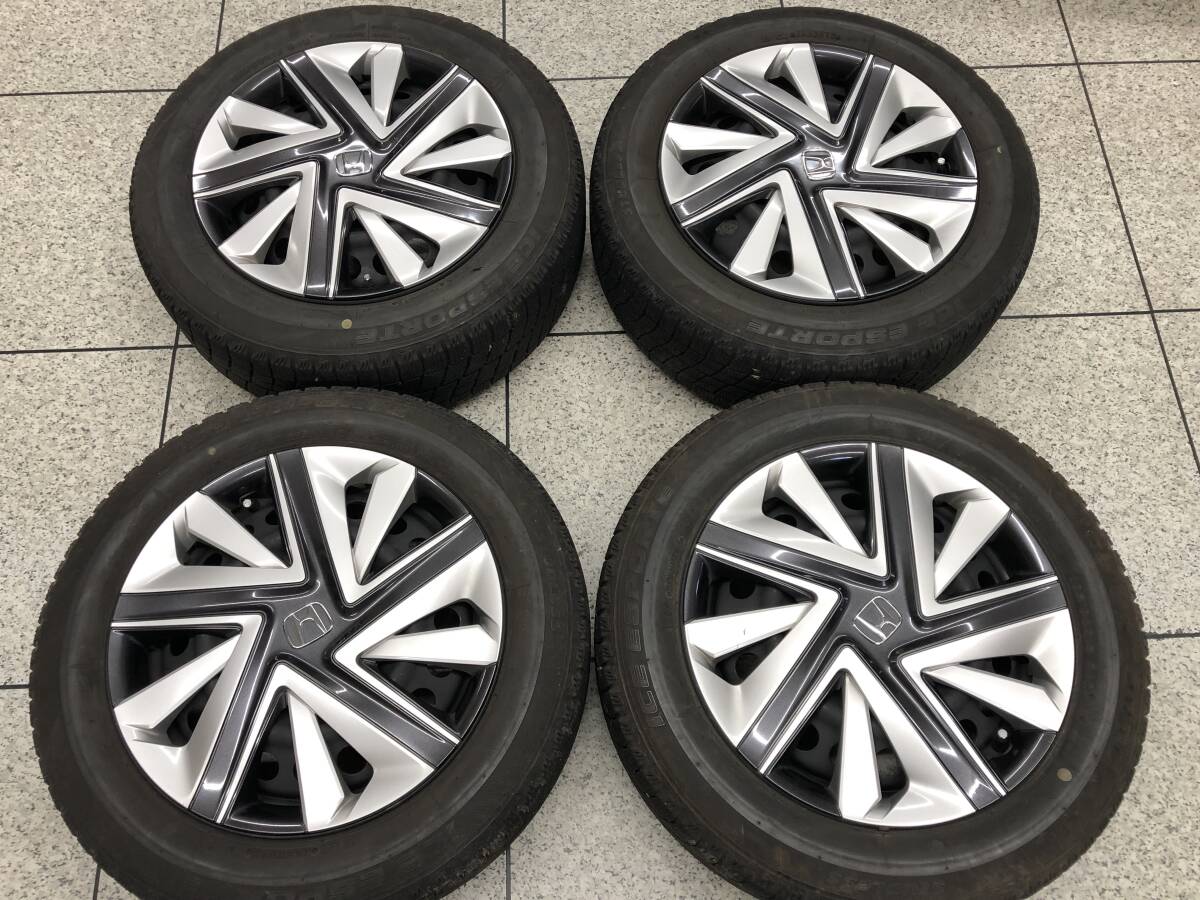 ☆□2505-12 ホンダ 純正 スチールホイール フィット シャトル 15インチ 6J +50 4H-100 ICE ESPORTE 185/60R15 4本拍卖