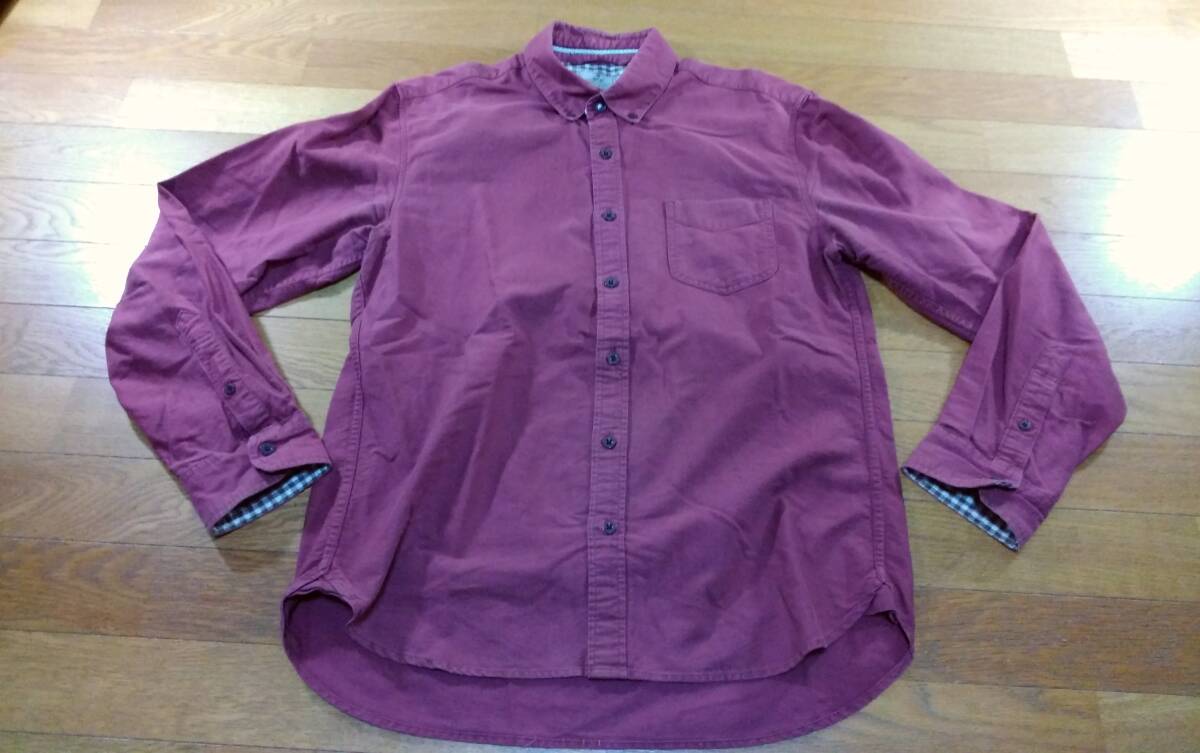 grn ジーアールエヌ 長袖シャツ SIZE:3 えんじ系 送料360円~拍卖