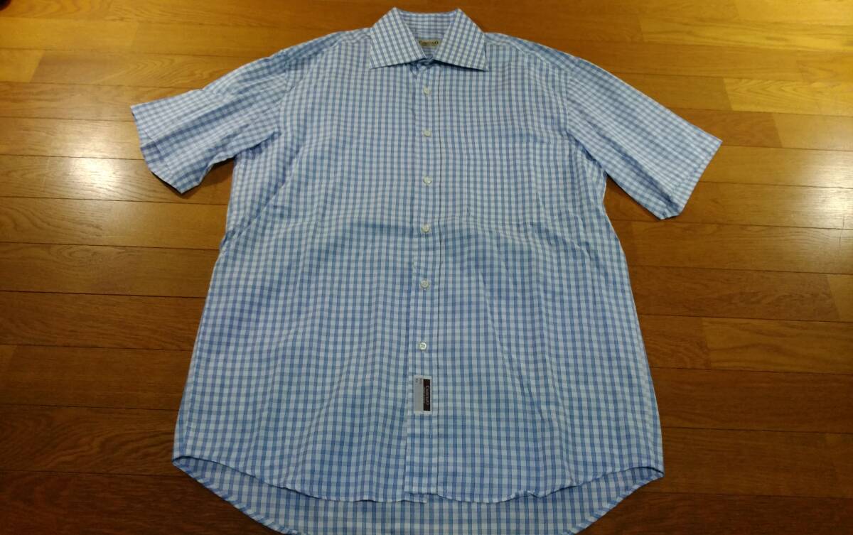 CAMICIAIO カミチャイオ 半袖シャツ SIZE:40 15 1/4 送料215円~拍卖