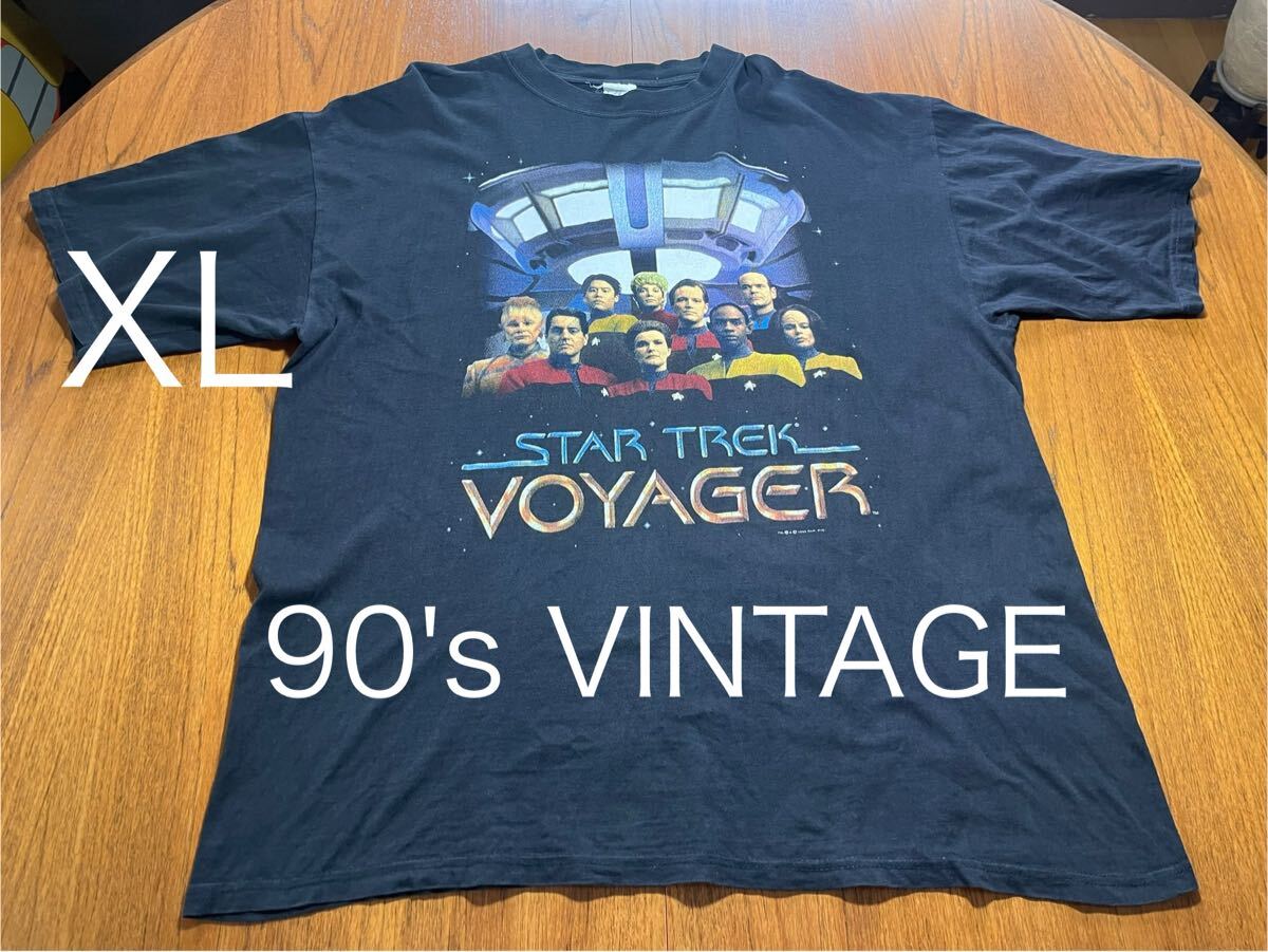 90's VINTAGE STAR TREK VOYAGER Tシャツ 映画 スタートレック ムービー ヴィンテージ 拍卖