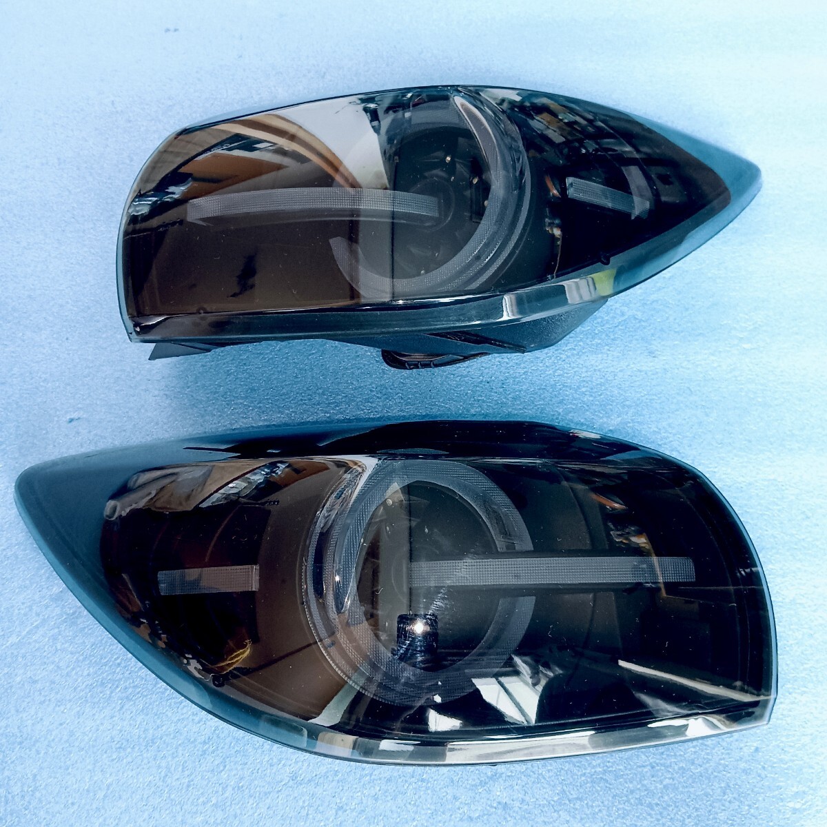 マツダ アクセラ スポーツ LEDテール ライト 左右 外側 スモーク 社外 ランプ カスタム (AXELA sport BM BY mazda 3 AKD AOKEDING COLIN)拍卖