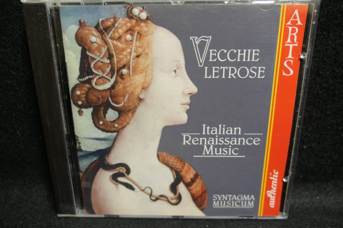 【中古CD】 Vecchie Letrose - Italian Renaissance Music / Syntagma Musicum シンタグマ・ムジクム / イタリア ルネッサンス拍卖