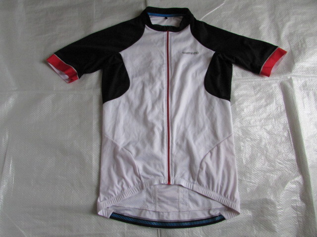メンズ Lサイズ USED品 きれい シマノ 半袖 フルジップ サイクル ジャージ SHIMANO サイクリング ジャケット 拍卖
