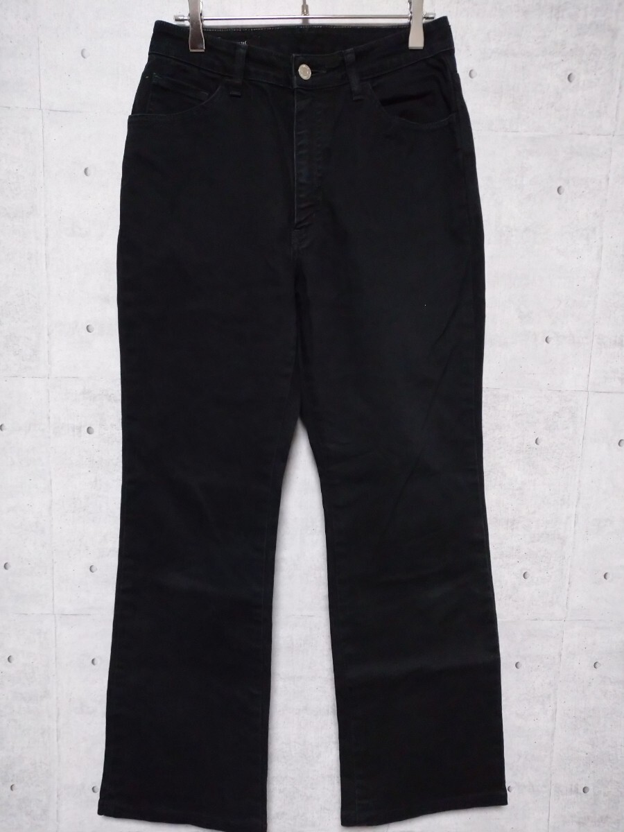 EDWIN SOMETHING レディース パンツ ブラック 古着 ボトムス 31×32 デニムパンツ拍卖