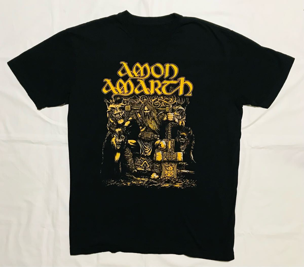 ROCK Tee【AMON AMARTH/2022 TOUR】サイズL/アモン・アマース/ツアーT/バイキングメタル/vikingmetal/CARCASS/OBITUARY拍卖