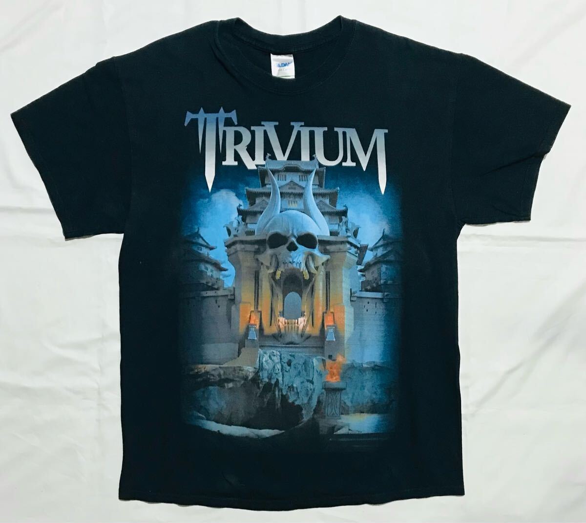 ROCK Tee【TRIVIUM/2016 JAPAN TOUR】サイズL/トリヴィアム/ツアーT/metal/メタルTee拍卖