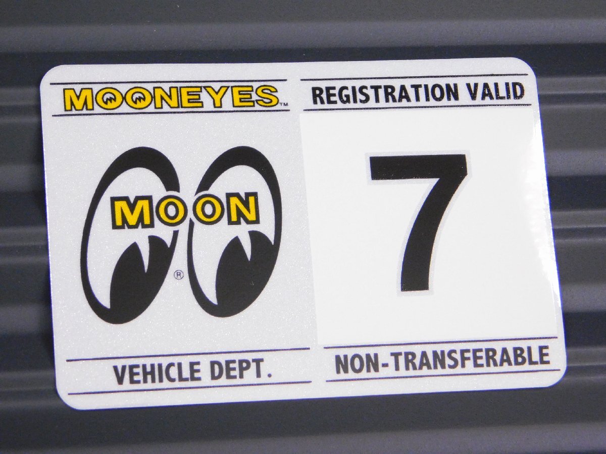 ◆送料\110◆【MOONEYES・ムーンアイズ】※《レジストレーションステッカー・7月》 DM212-07 車検ステッカー ハワイ拍卖